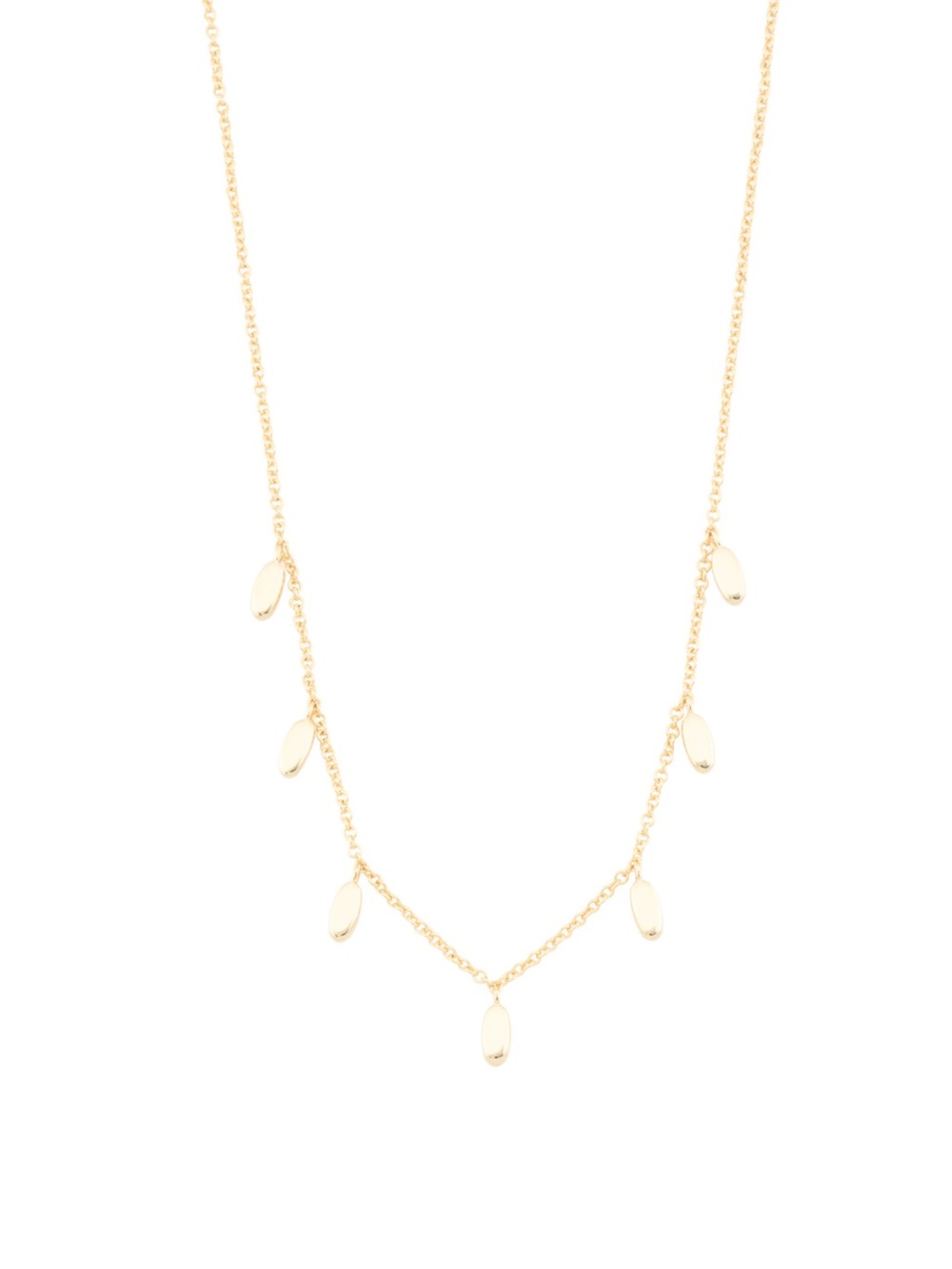 Kendra Scott 14k Gold-Plated 16” Gold Disc Necklace w/ Lobster Claw Closure New!